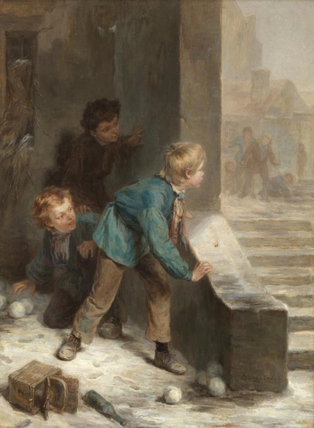 André - Henri Dargelas, L'imboscata